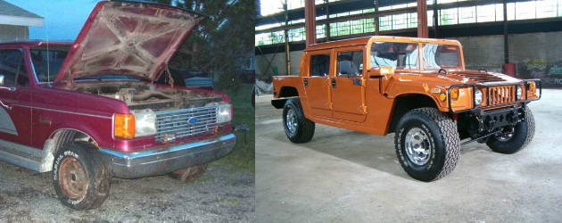Hummer H1 replica based on Ford F150