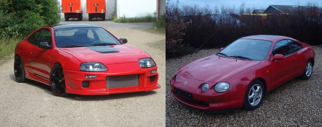 Toyota Supra replica built on 1994 Toyota Celica